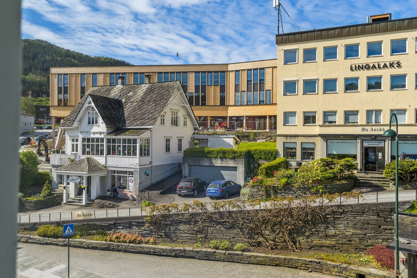 Nye Kvam VGS er snart klar for å huse rundt 310-400 elever og 60-70 ansatte. Her blir det også kulturhus med kino og folkebibliotek Galleribilde