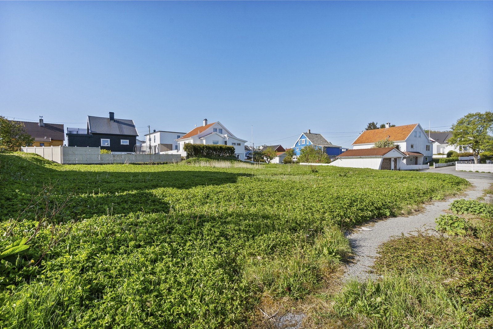 Den største ubebygde tomten har et areal på hele 1 524,8 kvm Galleribilde