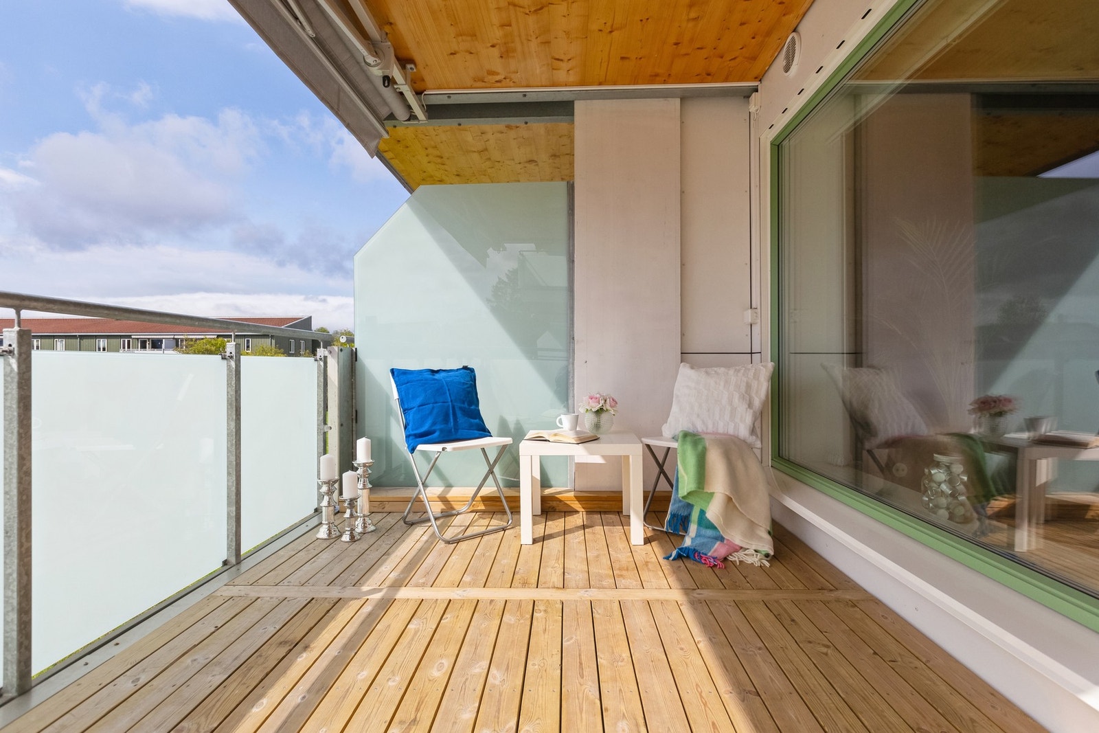 Perfekt balkong for morgenkaffen eller en rolig kveld. Galleribilde