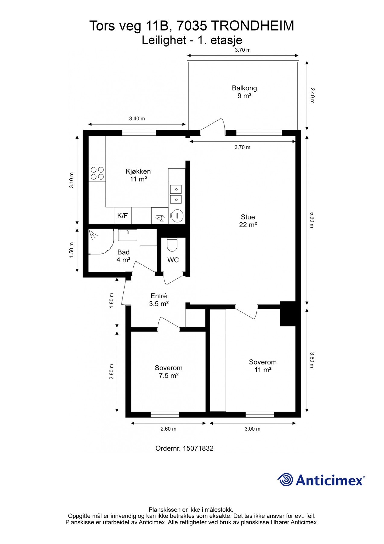 Plantegning. Galleribilde