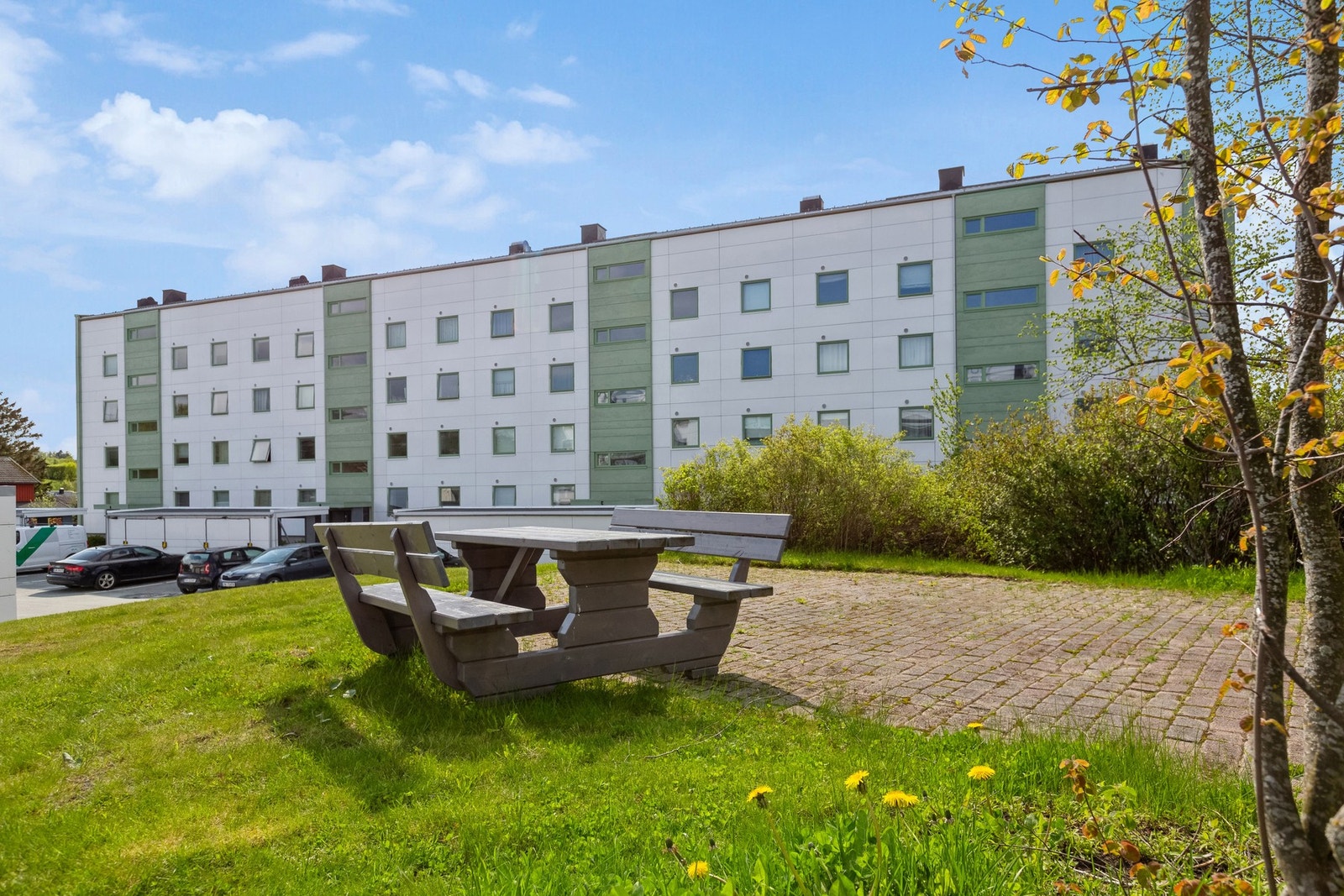 Flotte uteområder på felles tomt. Galleribilde