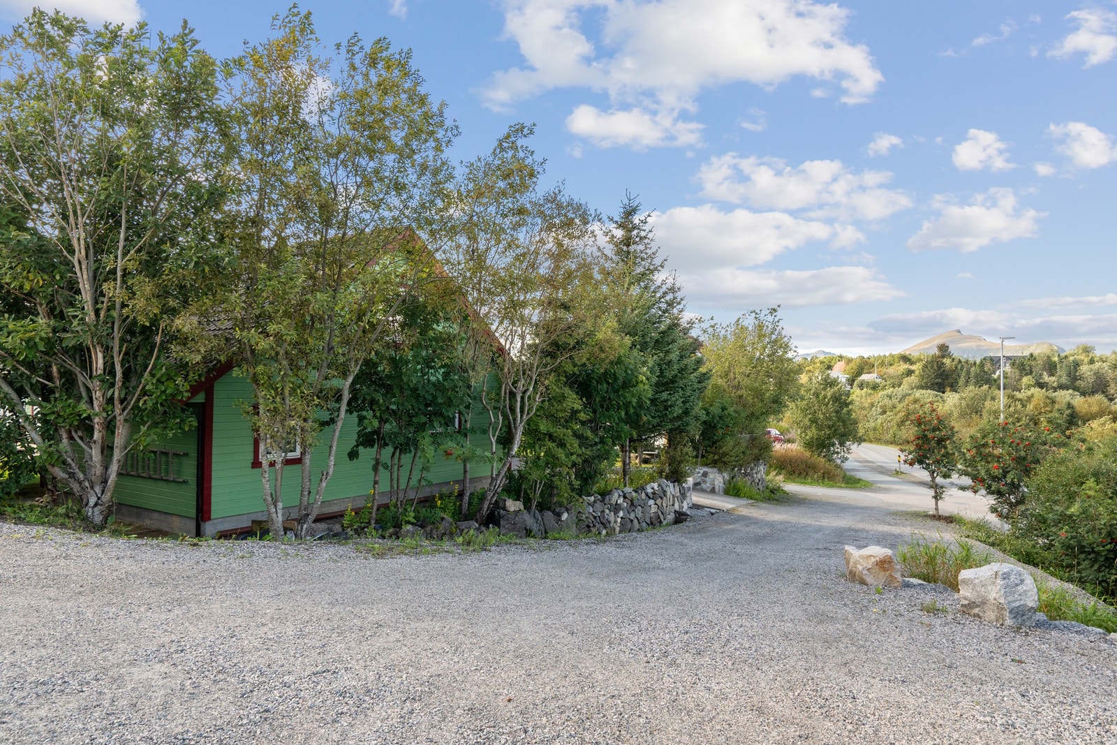 Adkomst opp til eiendommen. Galleribilde