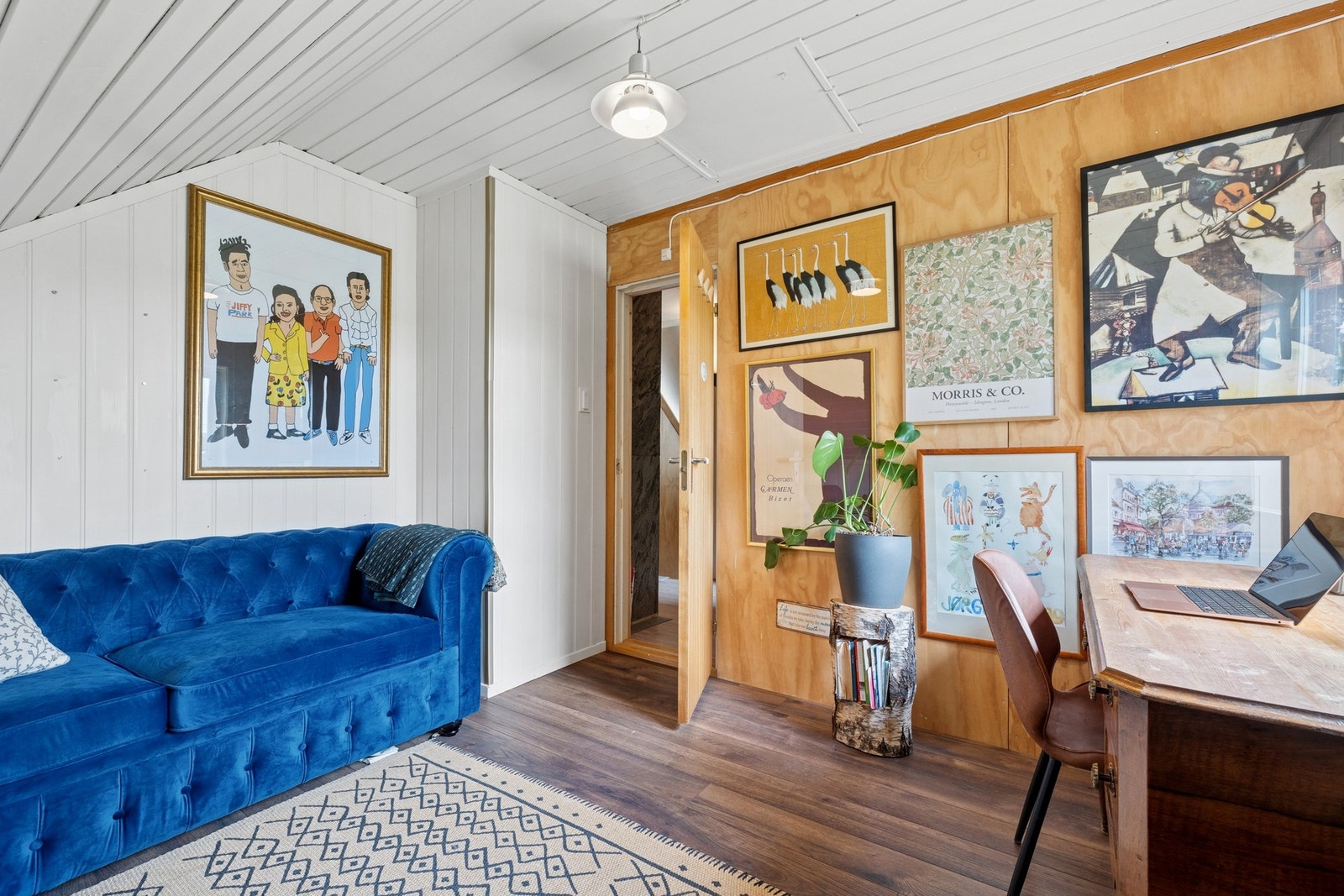 Rommene er av gode størrelser med plass til dobbeltseng og tilhørende møblement. Galleribilde