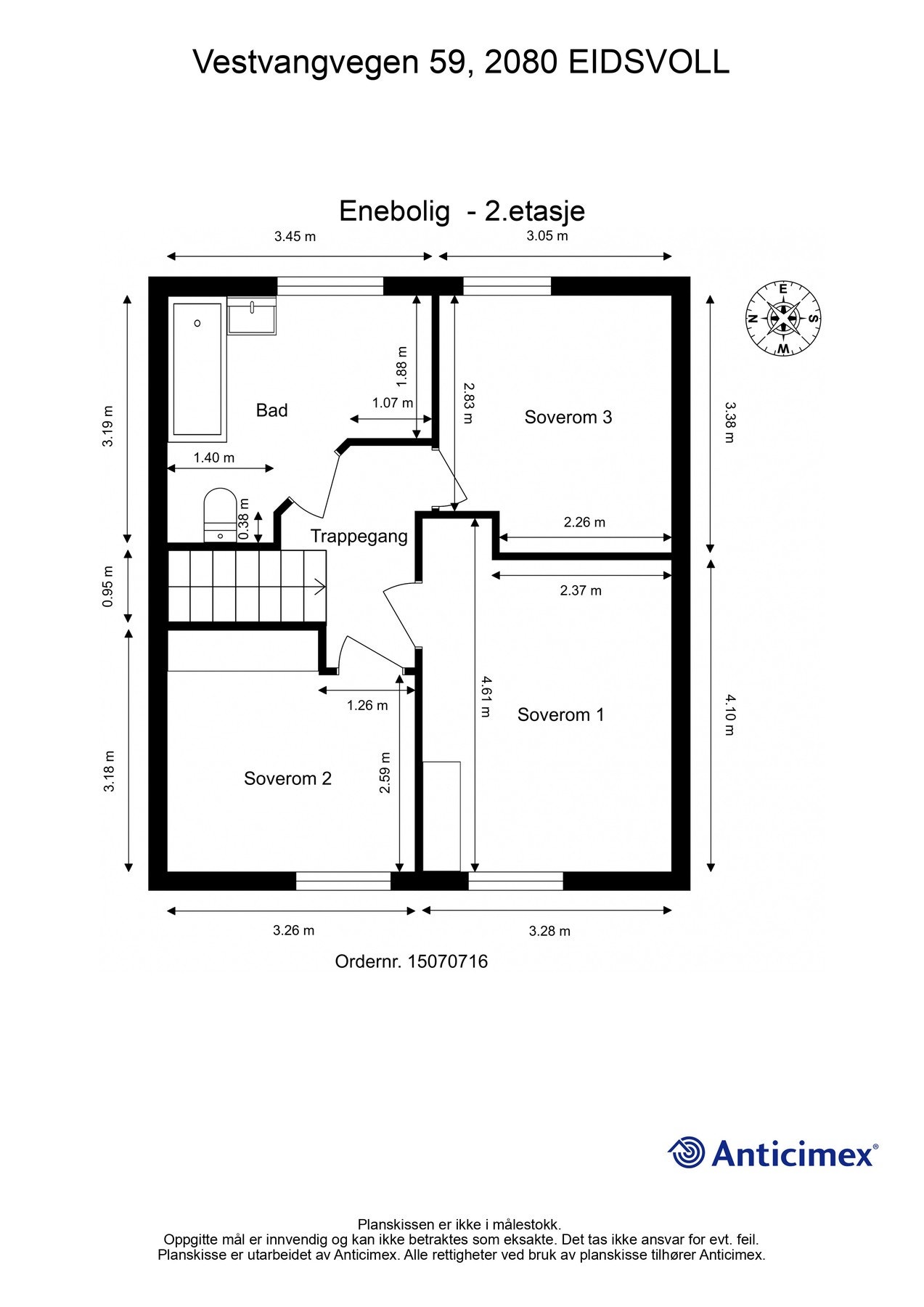 Plantegning 2. etasje. Galleribilde