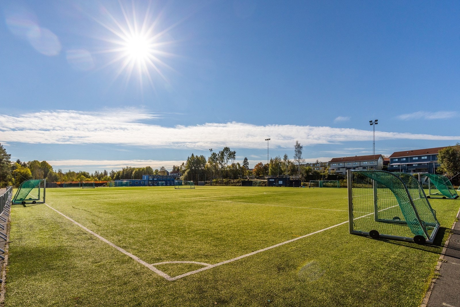 Fotballbane på Klemetsrud idrettslag. Galleribilde