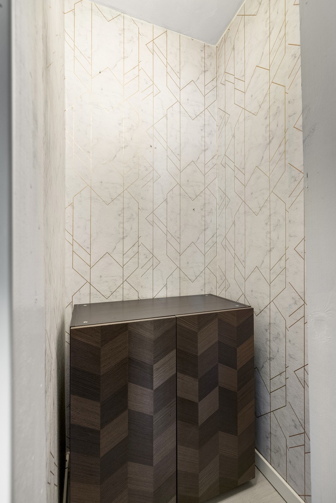 Her kan man etablere en garderobeløsning, eller en type oppbevaringsrom. Her setter nesten kun kreativiteten grenser. Galleribilde