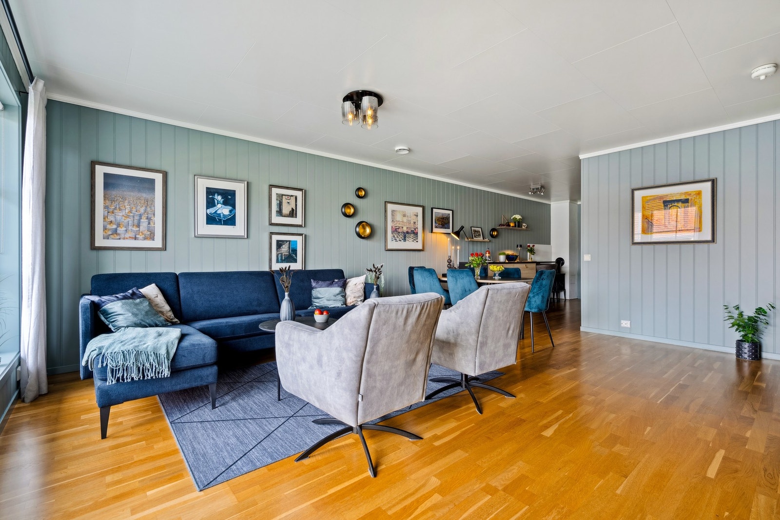 Leiligheten er på til sammen 81 m² Galleribilde