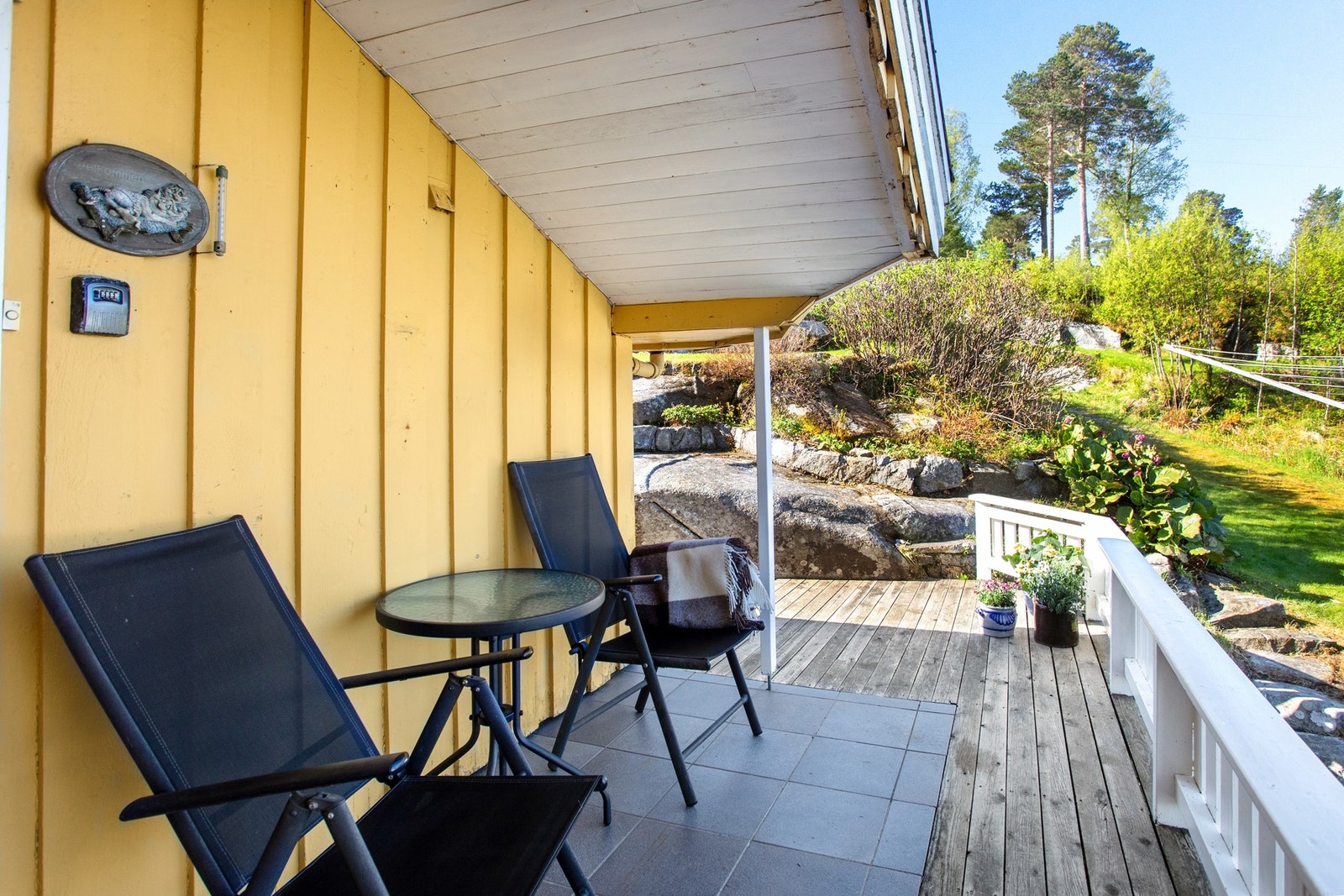 Her kan man nyte fine dager. Galleribilde