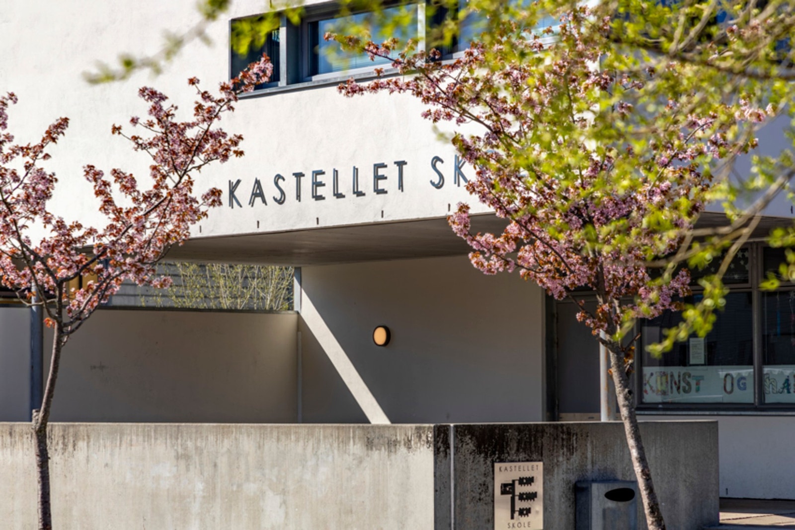 Kastellet skole ligger et par minutter gange fra boligen Galleribilde