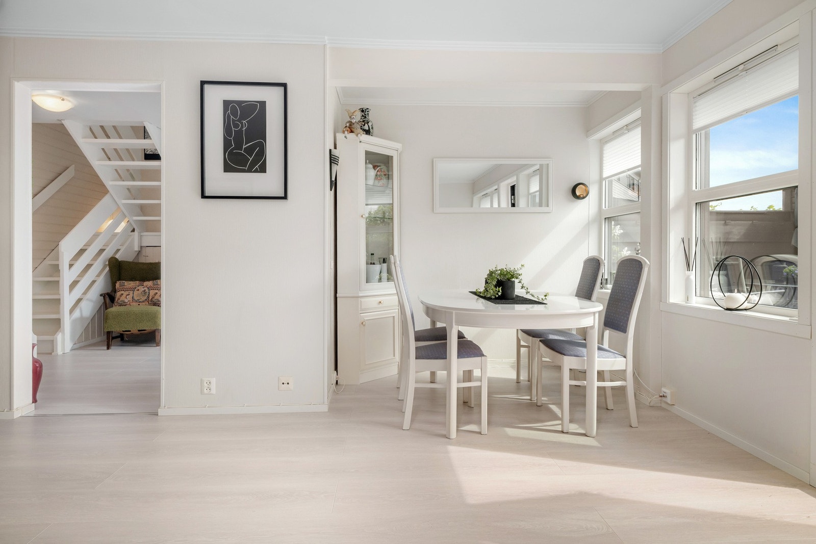 Trapp opp i boligens 2. etasje Galleribilde