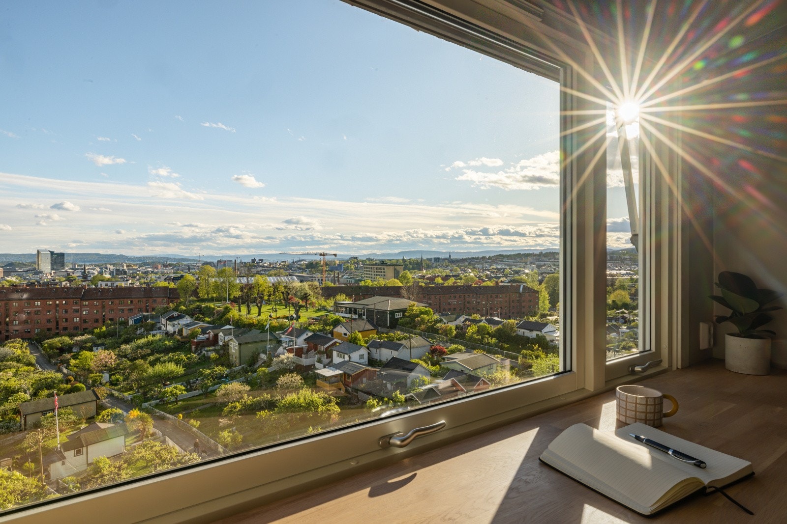 Soverommet vender mot den fine utsikten. Galleribilde