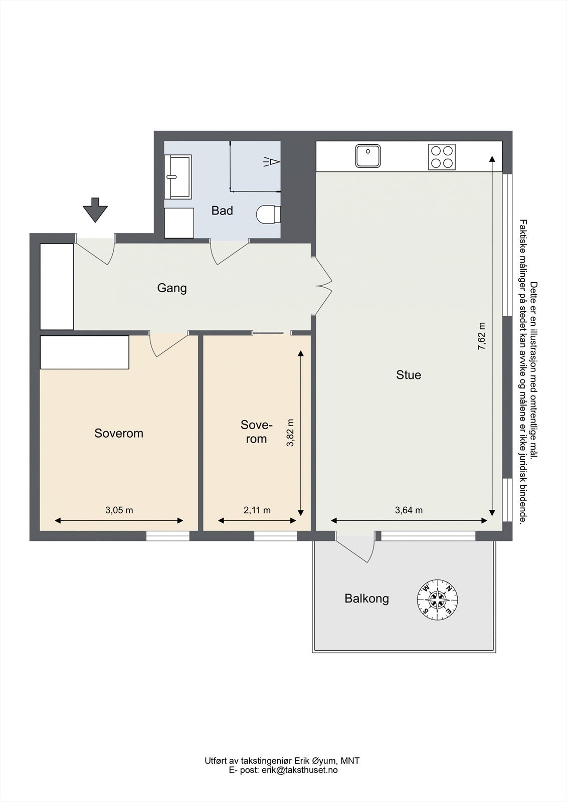 Plantegning Galleribilde