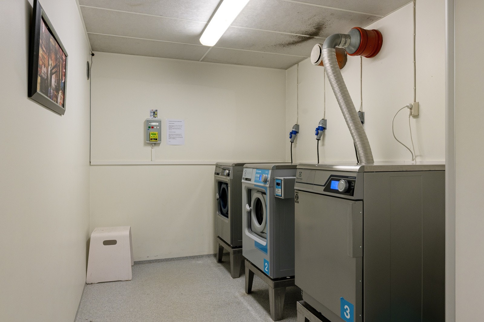 Felles vaskerom for beboerne i Ladebekken borettslag. Galleribilde