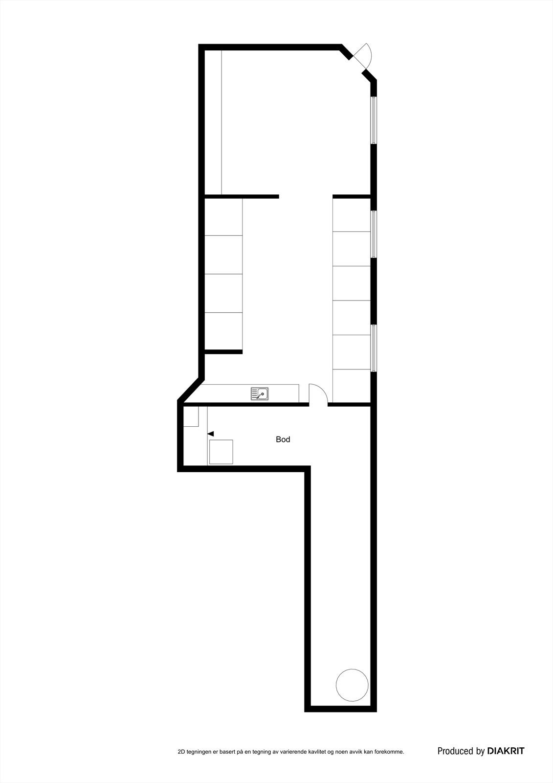 Plantegning - u.etg. Galleribilde