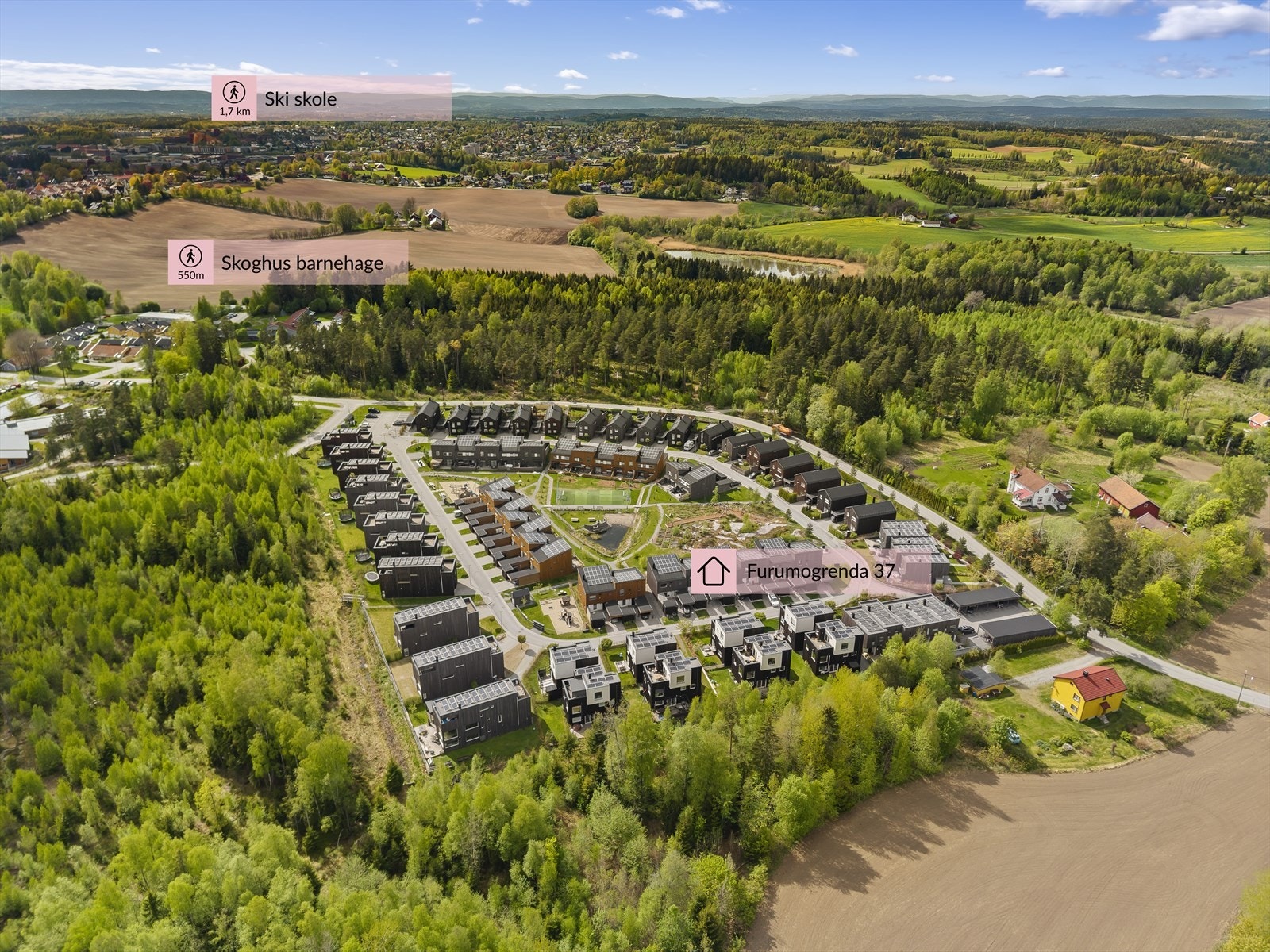 Dronefoto Galleribilde