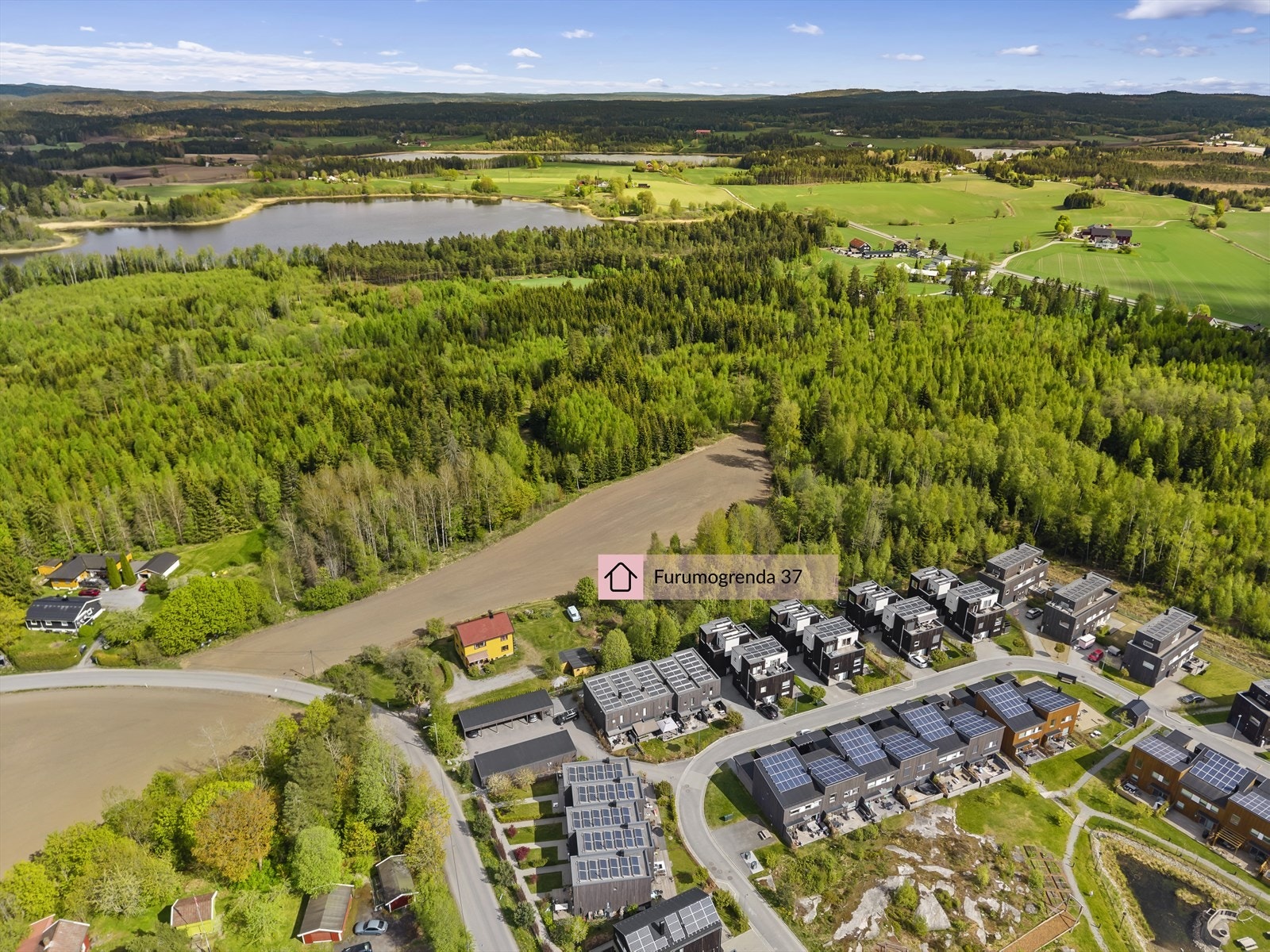 Dronefoto Galleribilde