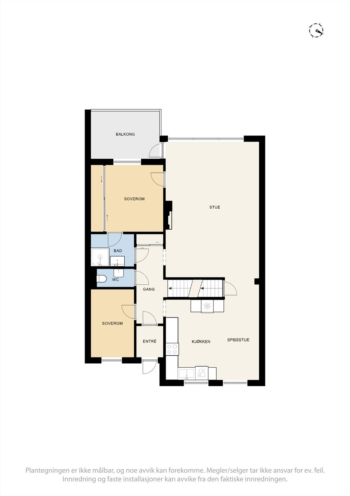 Plantegning 1.etasje. Galleribilde