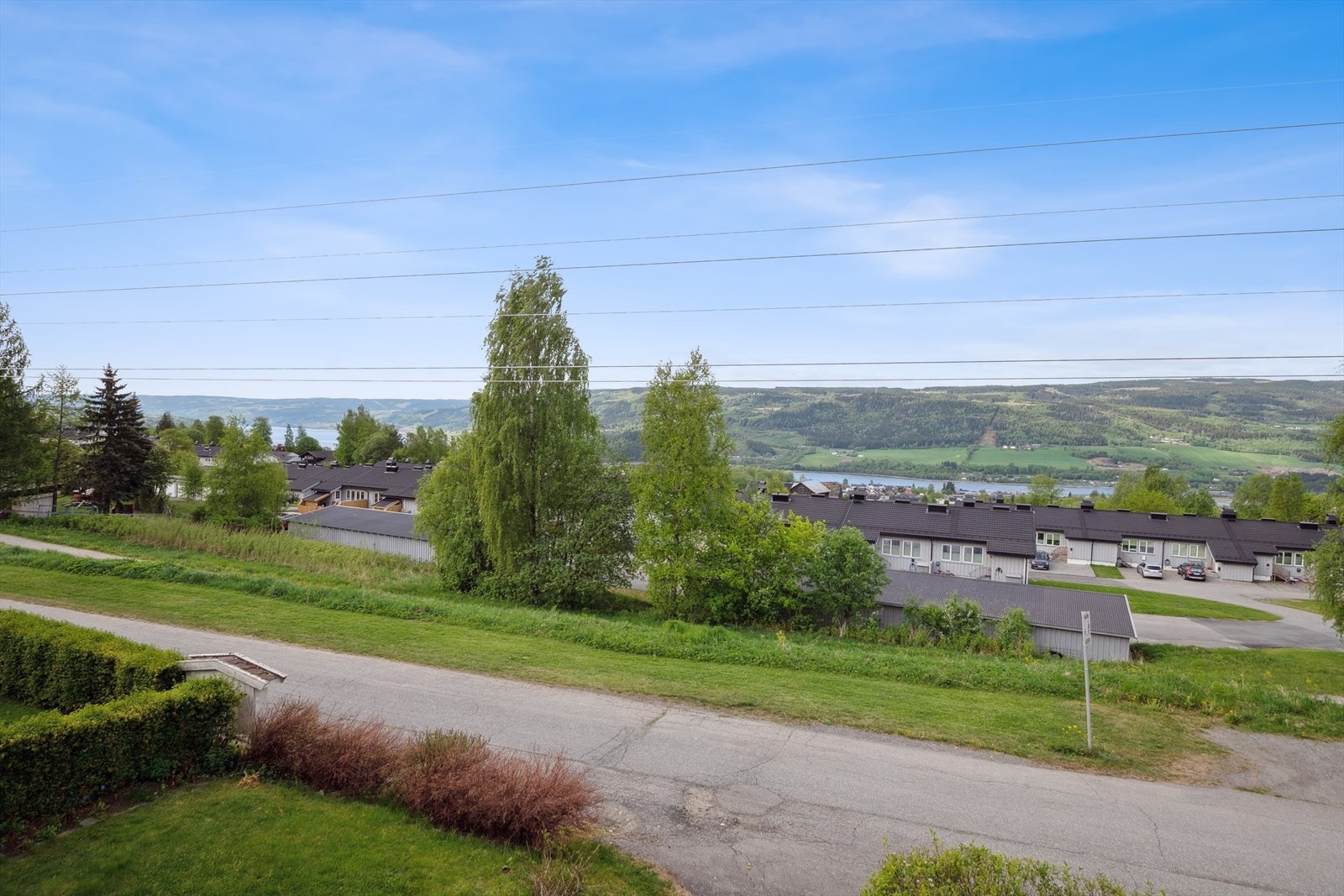 Her er det også flott utsikt mot Lågen og Mjøsa. Galleribilde