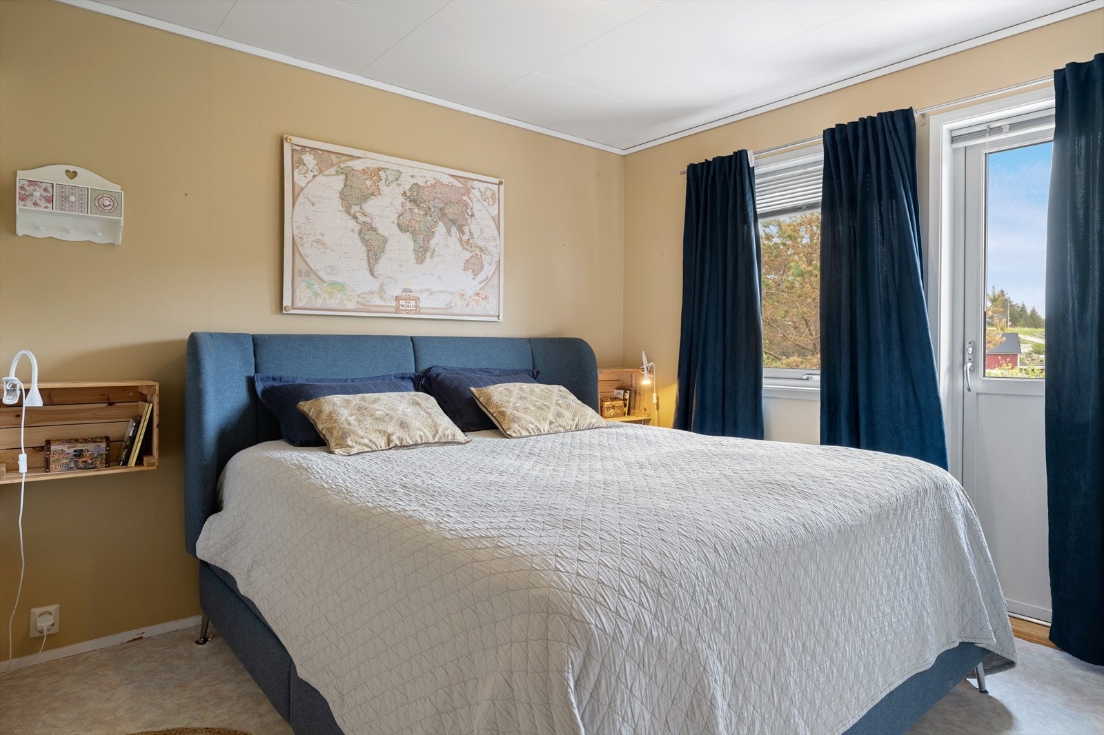 Soverommet er av romslig størrelse, på hele 12 kvm Galleribilde