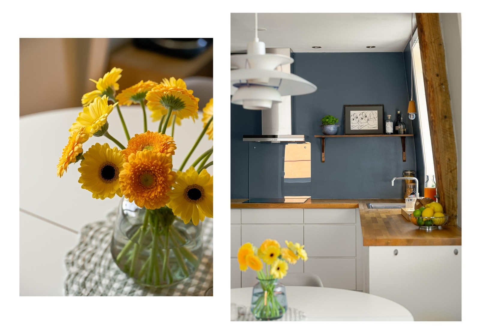 Kjøkkenet er boligens hjerte sies det, og det kunne ikke passet bedre inn her. Galleribilde