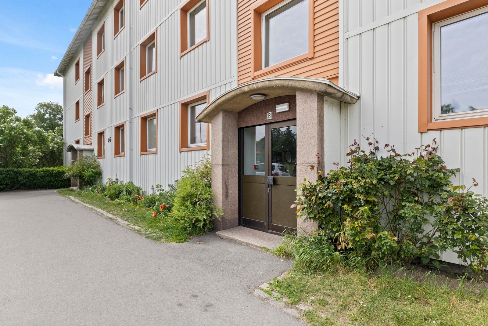 Inngangspartiet til bygget Galleribilde