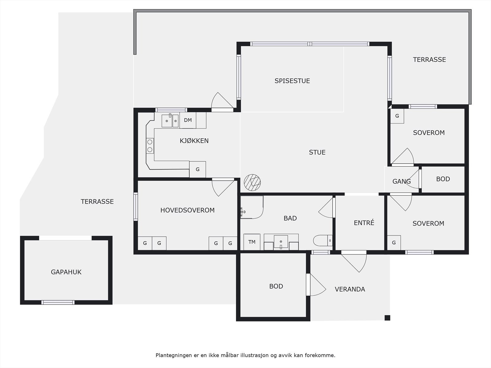 Plantegning. Galleribilde