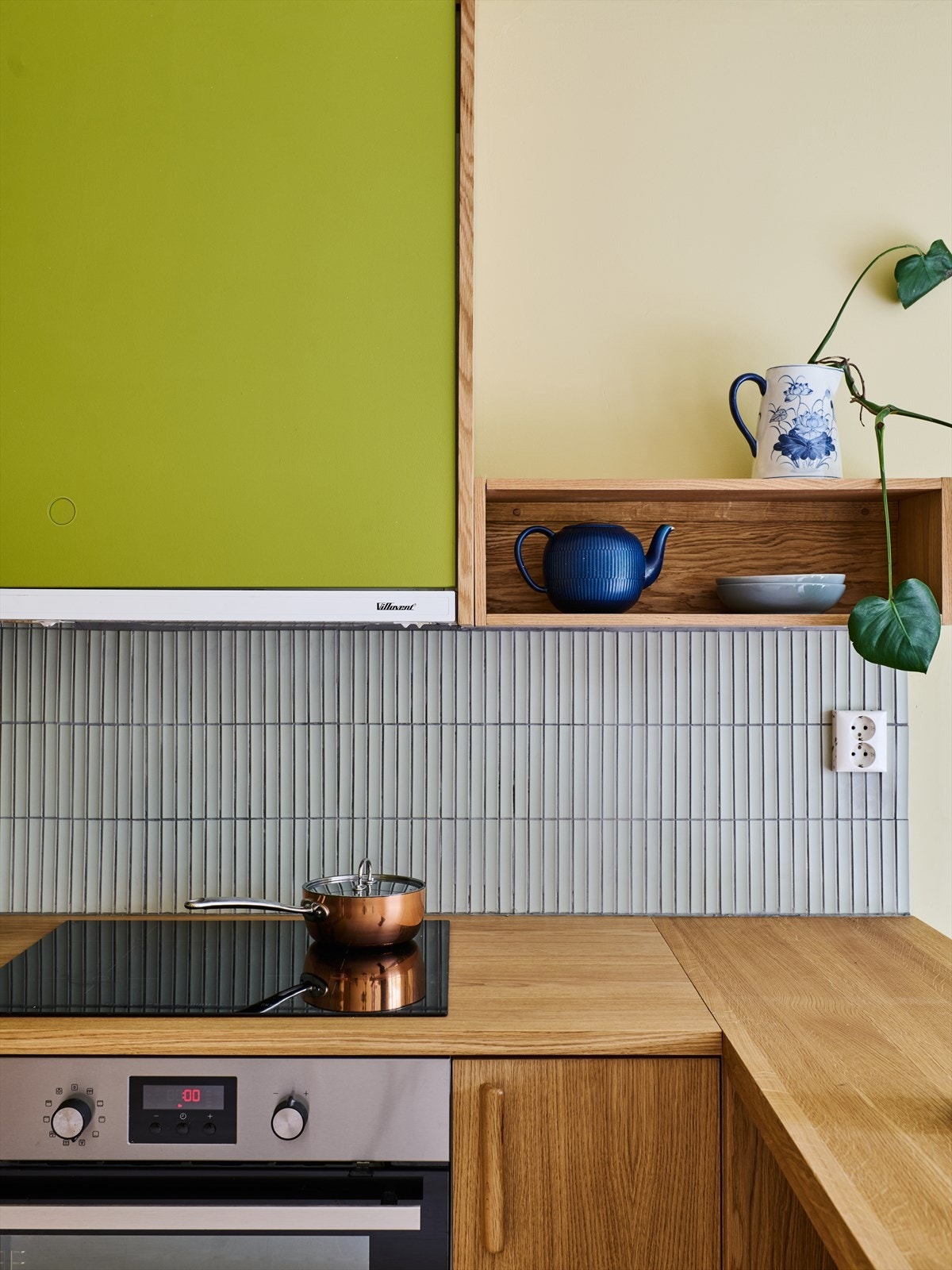 Benkeplate av heltre helstav eik Galleribilde