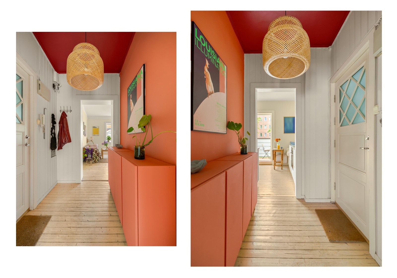 Velkommen inn! Dette er det som møter deg når du kommer hjem: En lys og innbydende entré, som virkelig gir et godt førsteinntrykk av boligen. Galleribilde