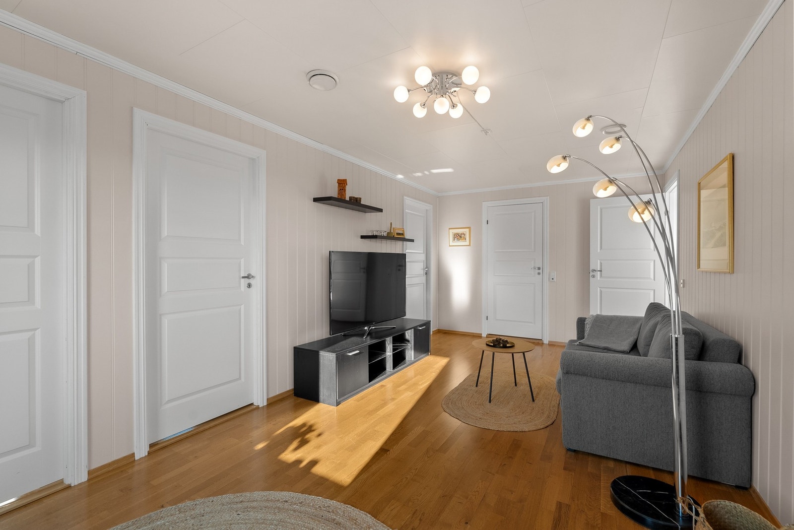 Stue nr. 2 har 3 soverom og bad i tilknytning. Galleribilde