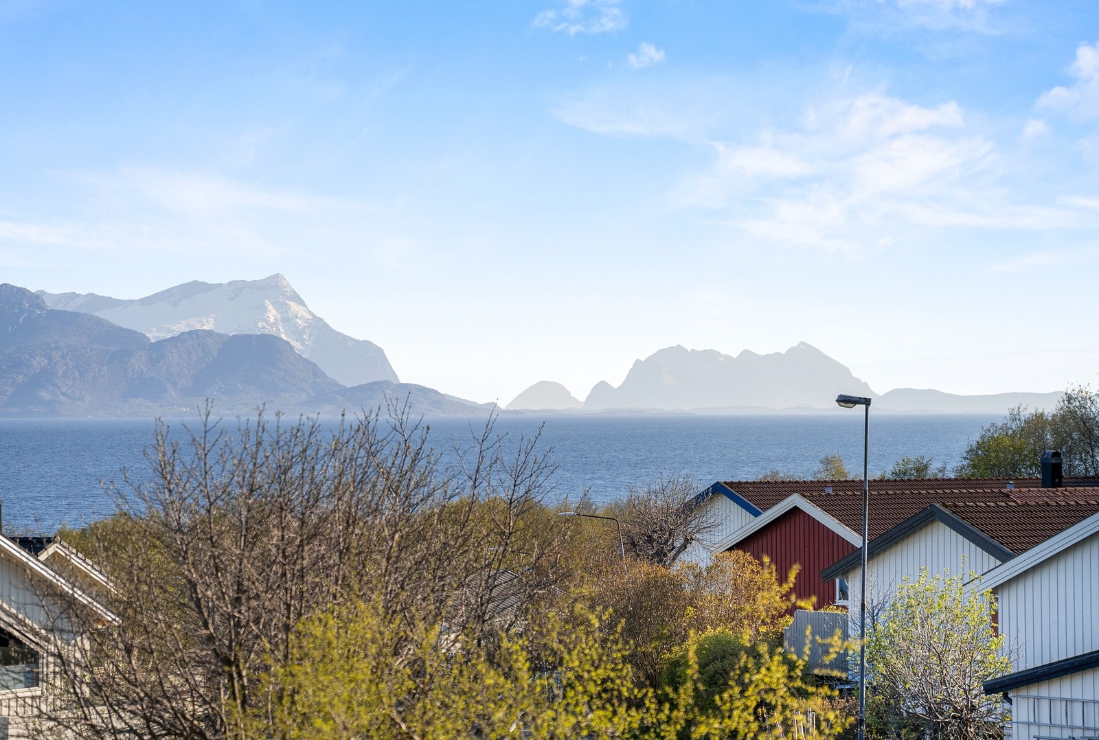 Flott utsikt fra altan. Galleribilde