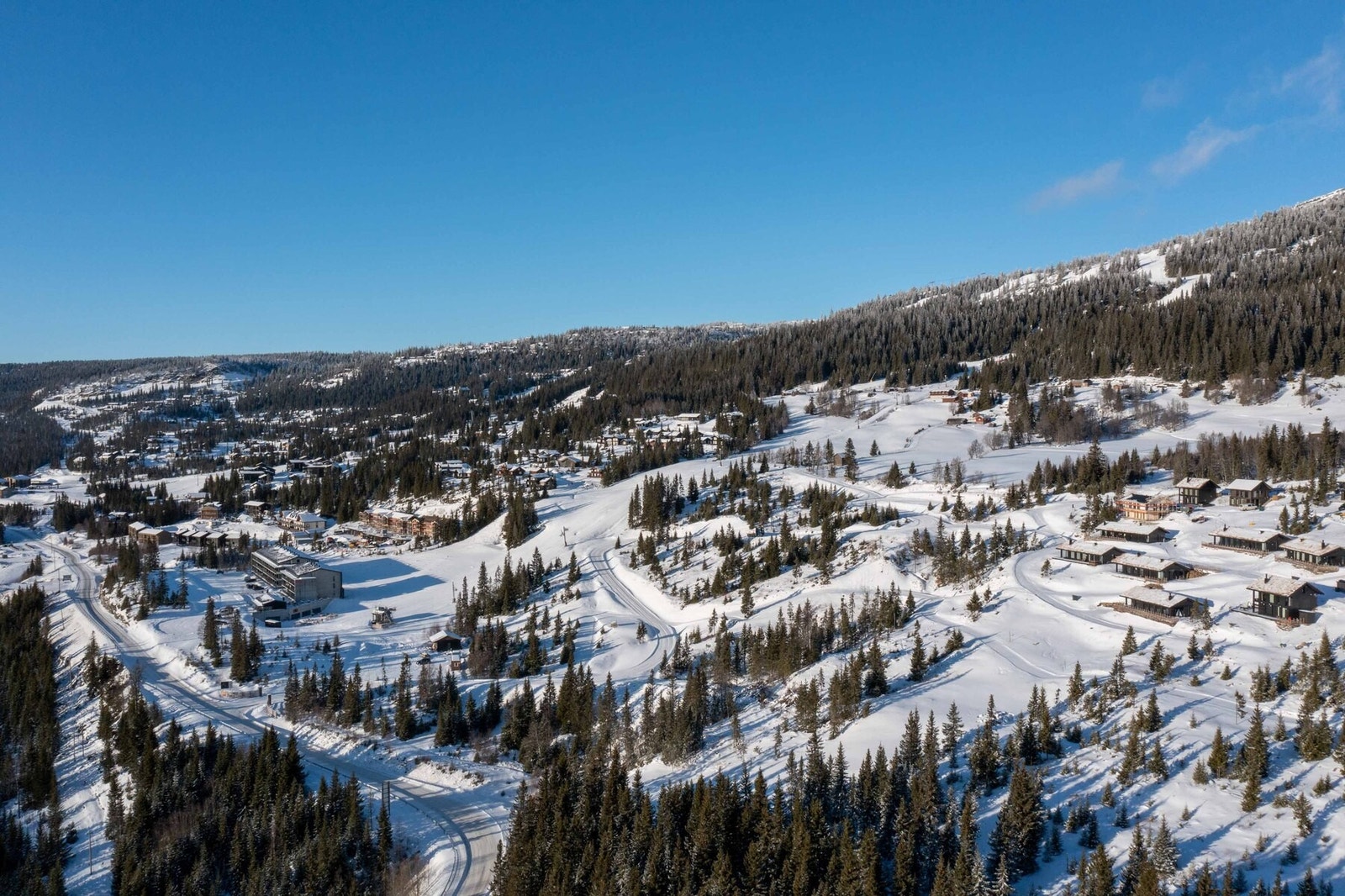 Fra tomtefeltet mot vest
Foto: MonoMedia Galleribilde
