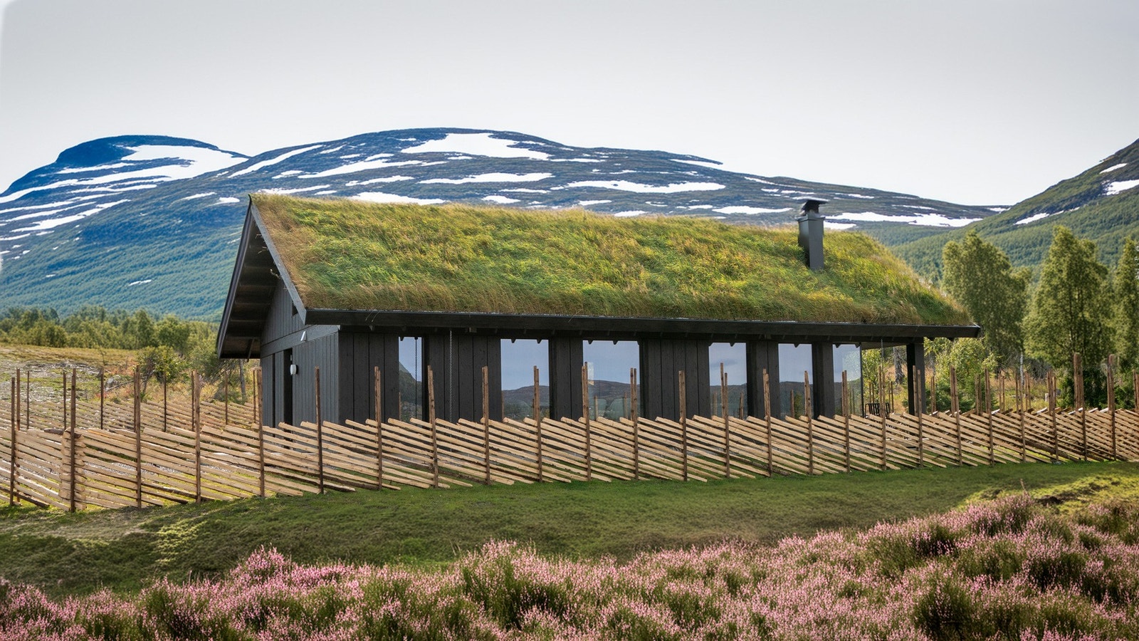 Hyttemodell Vy23 er en av våre bestselgere! Her redigert foto fra et annet prosjekt. Galleribilde