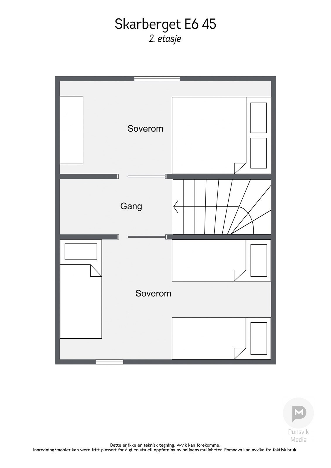 Plantegning 2.etasje. Galleribilde