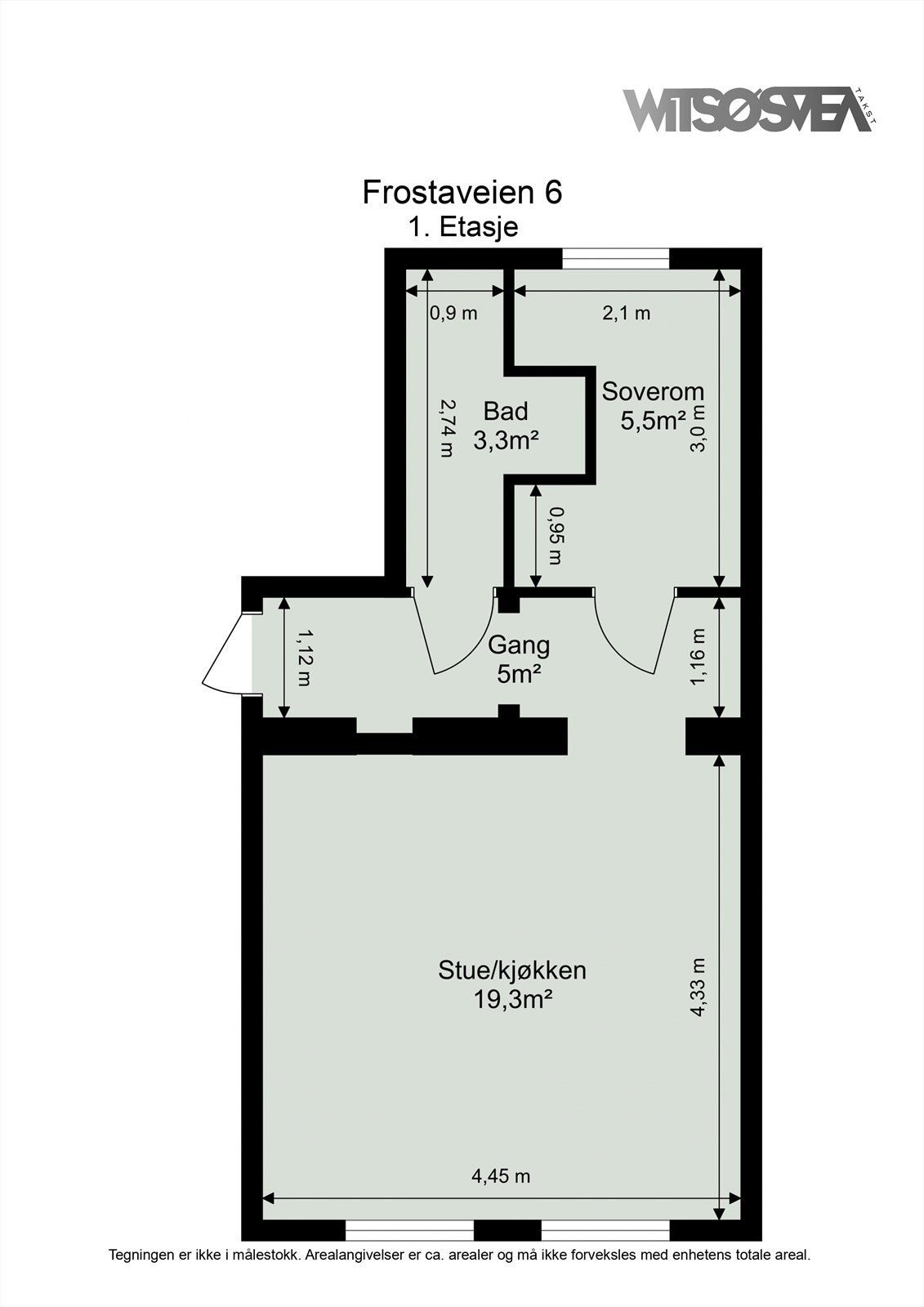 Planskisse. Galleribilde