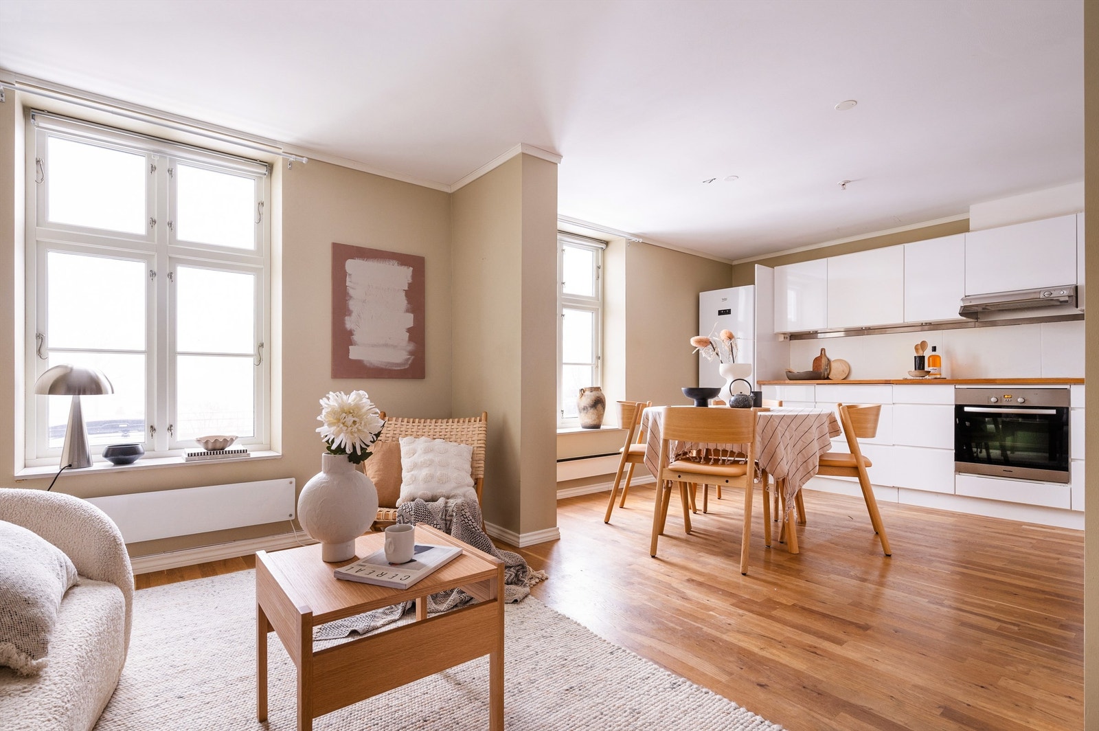 Innvendig har du standard fra 2010 da bygget ble bygget om Galleribilde