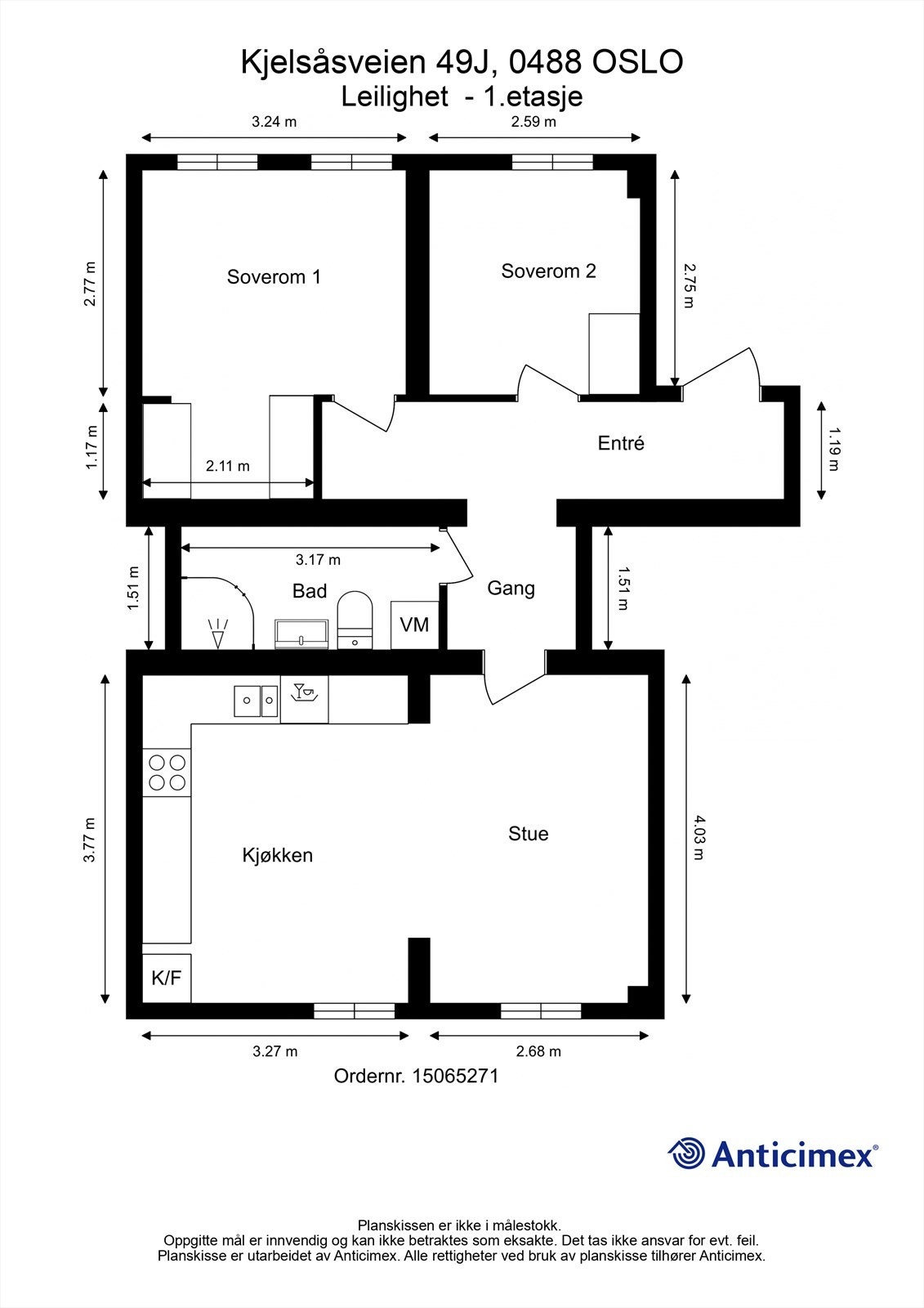 Plantegning Galleribilde