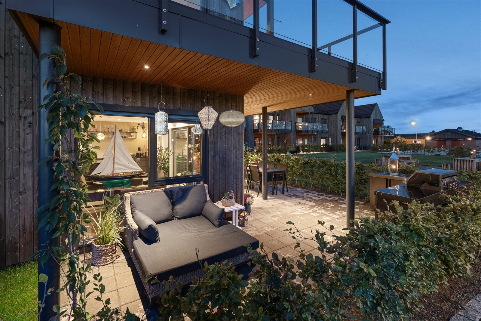 Her kan man nyte de maritime og rolige omgivelsene. Galleribilde