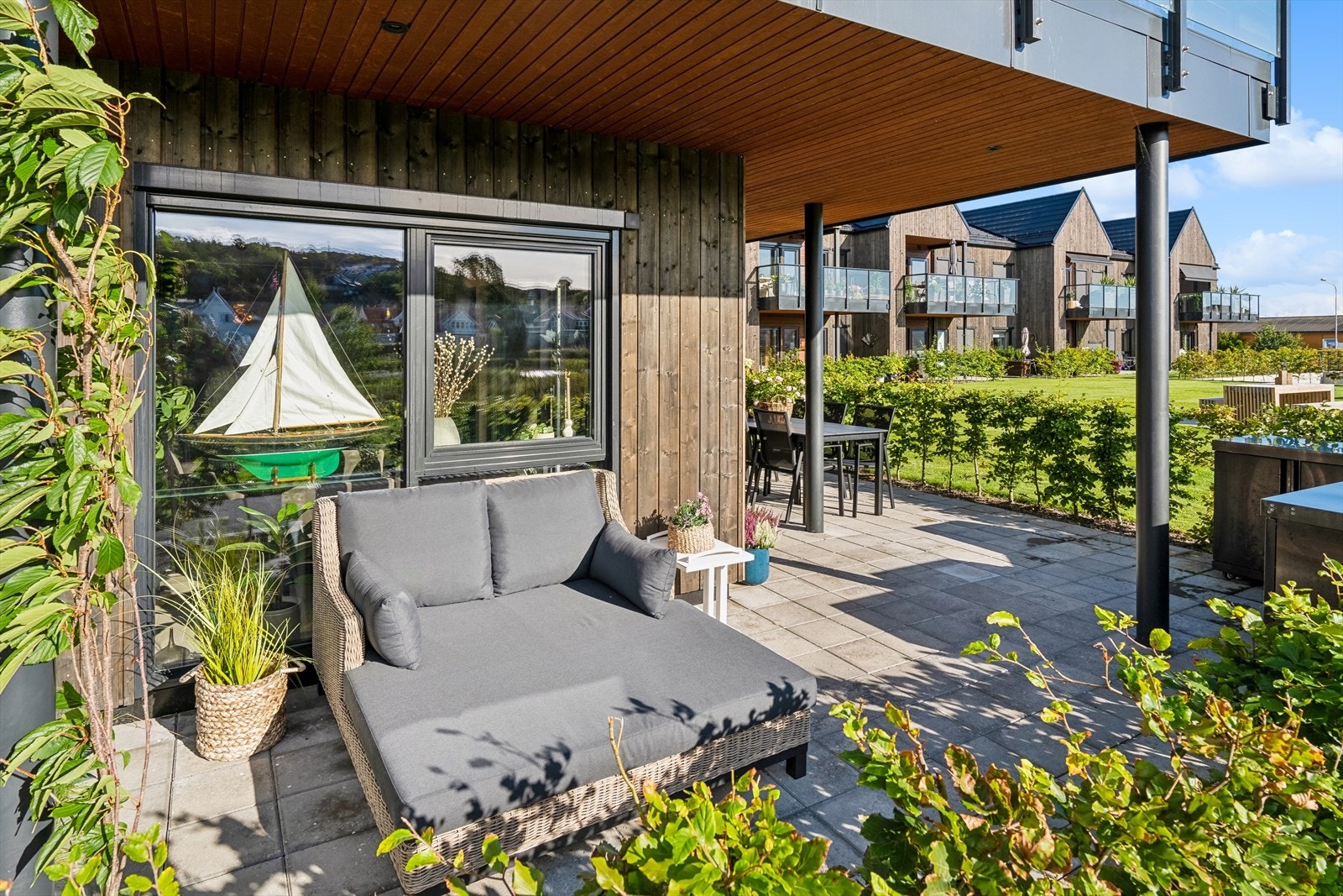 Her kan man nyte fine dager. Galleribilde