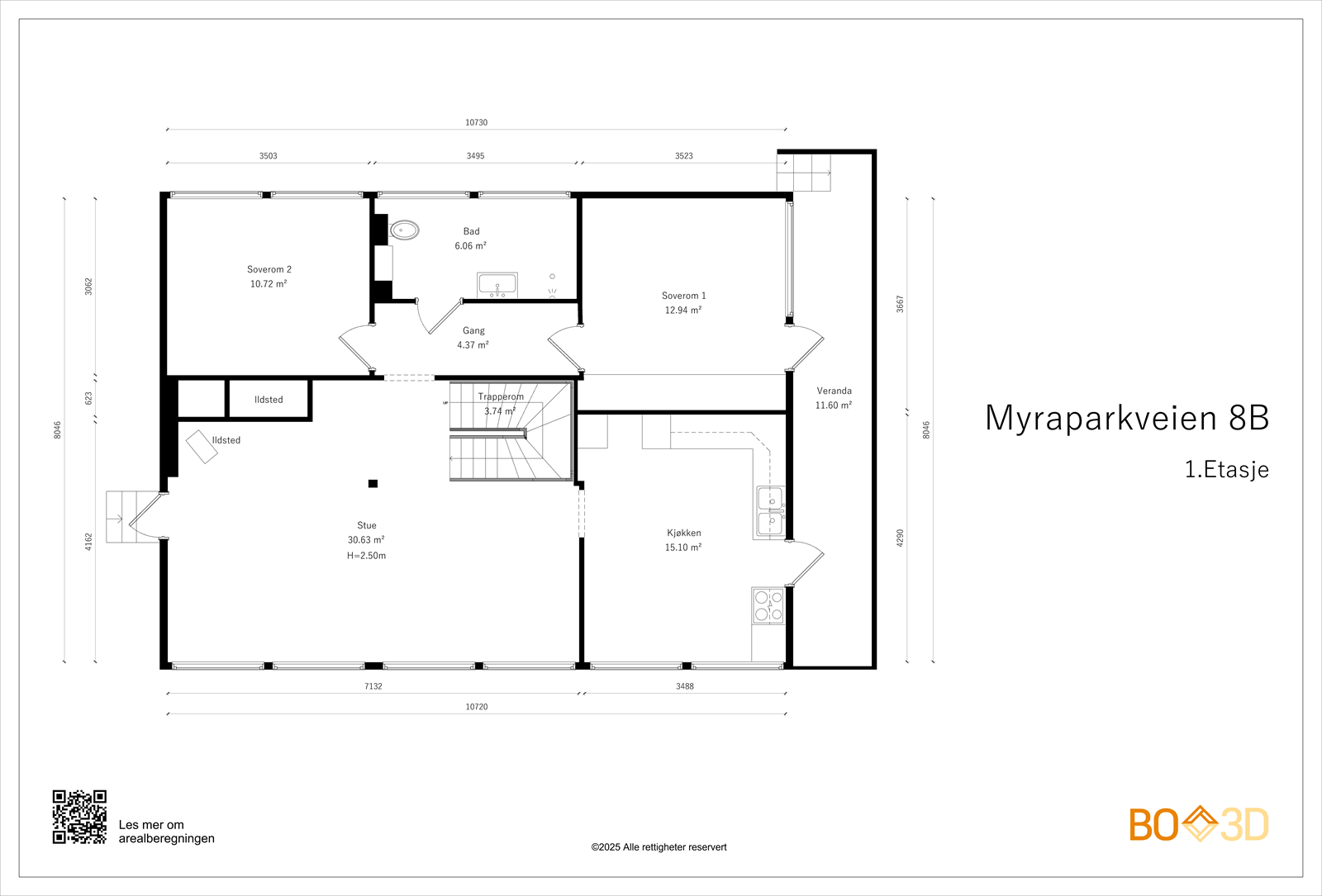 Plantegning 1.etasje. Galleribilde
