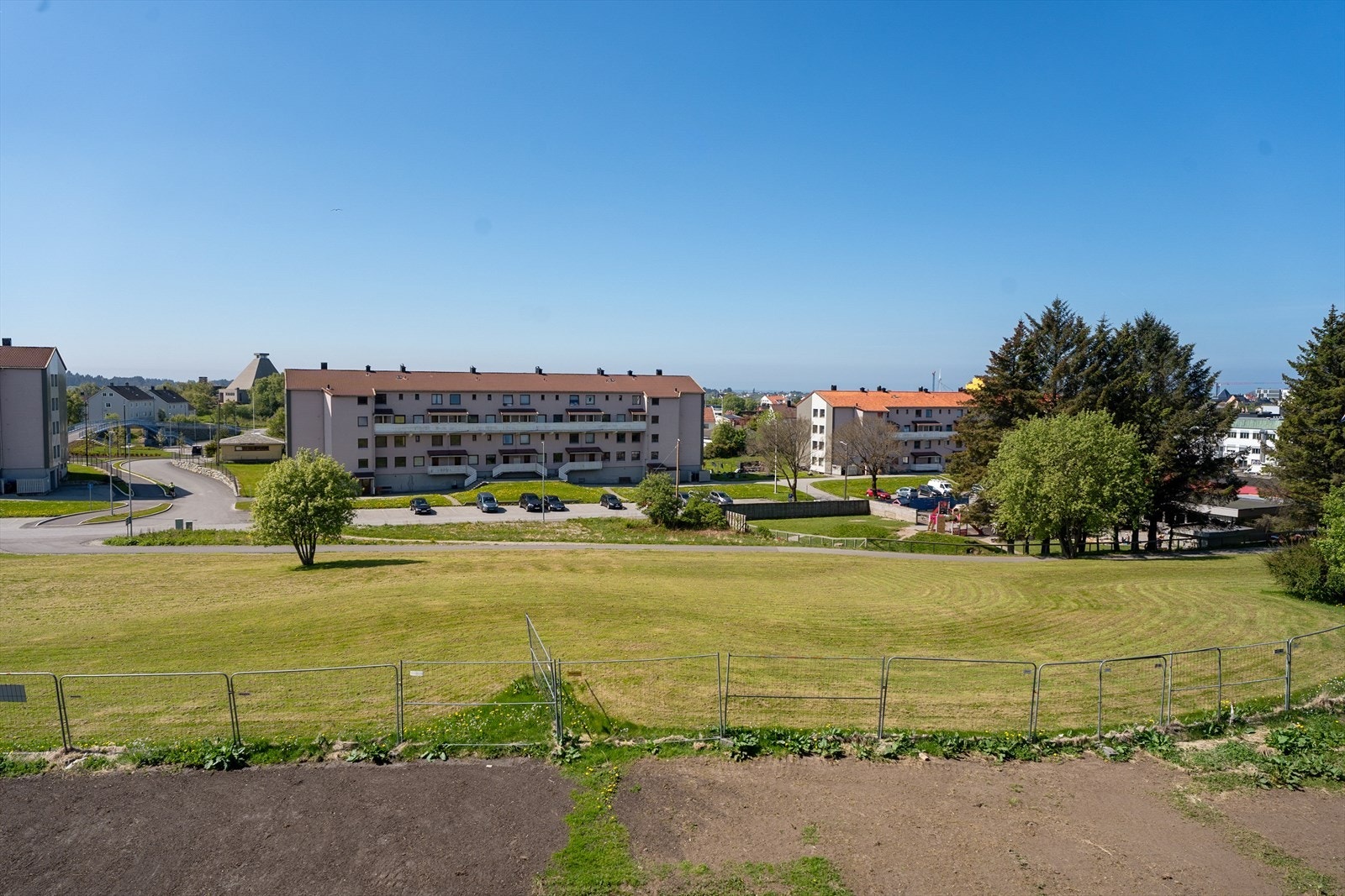 Herlig og fri utsikt fra balkongen Galleribilde