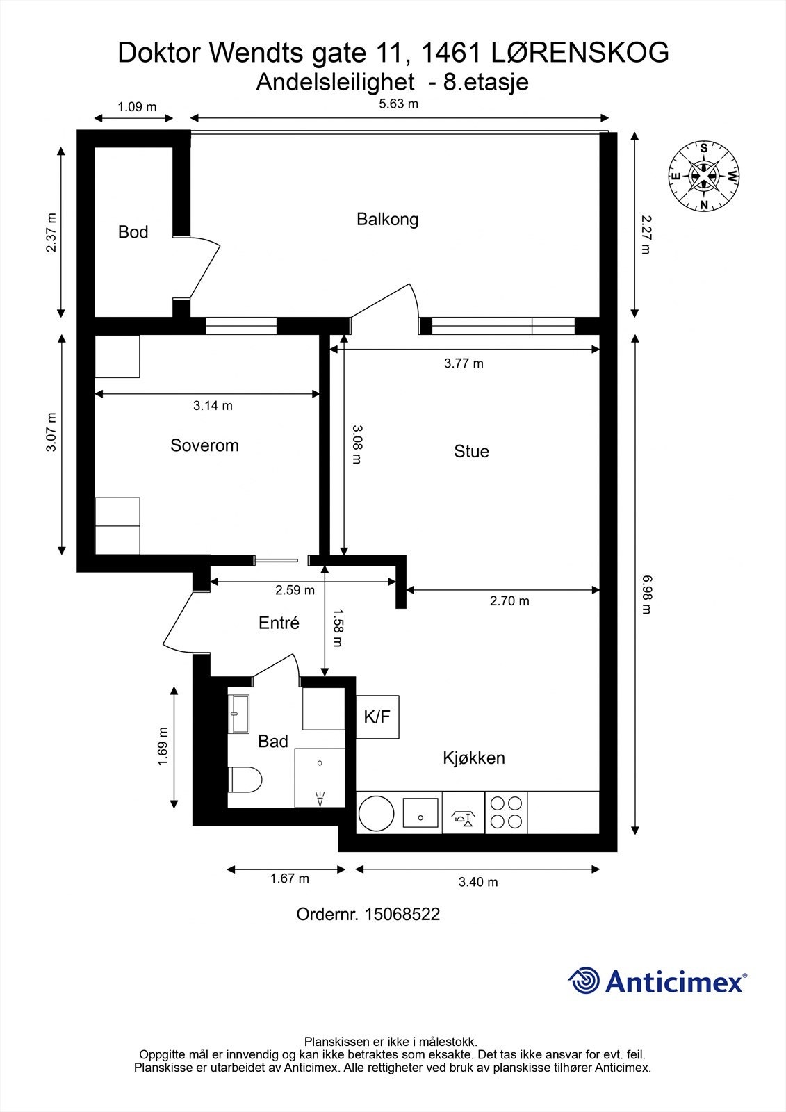 Plantegning Galleribilde