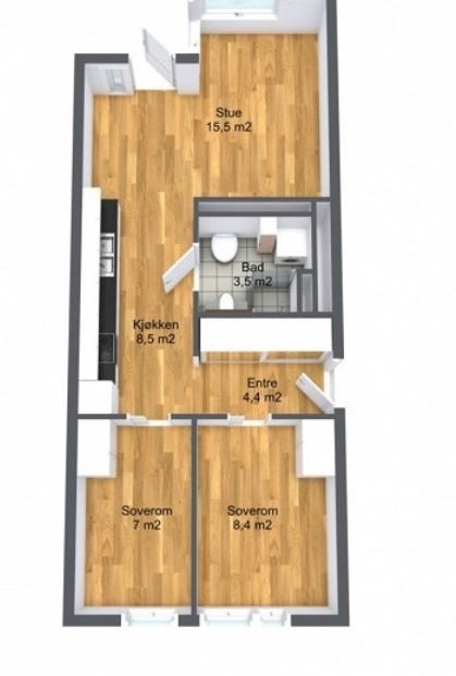 Plantegning Galleribilde