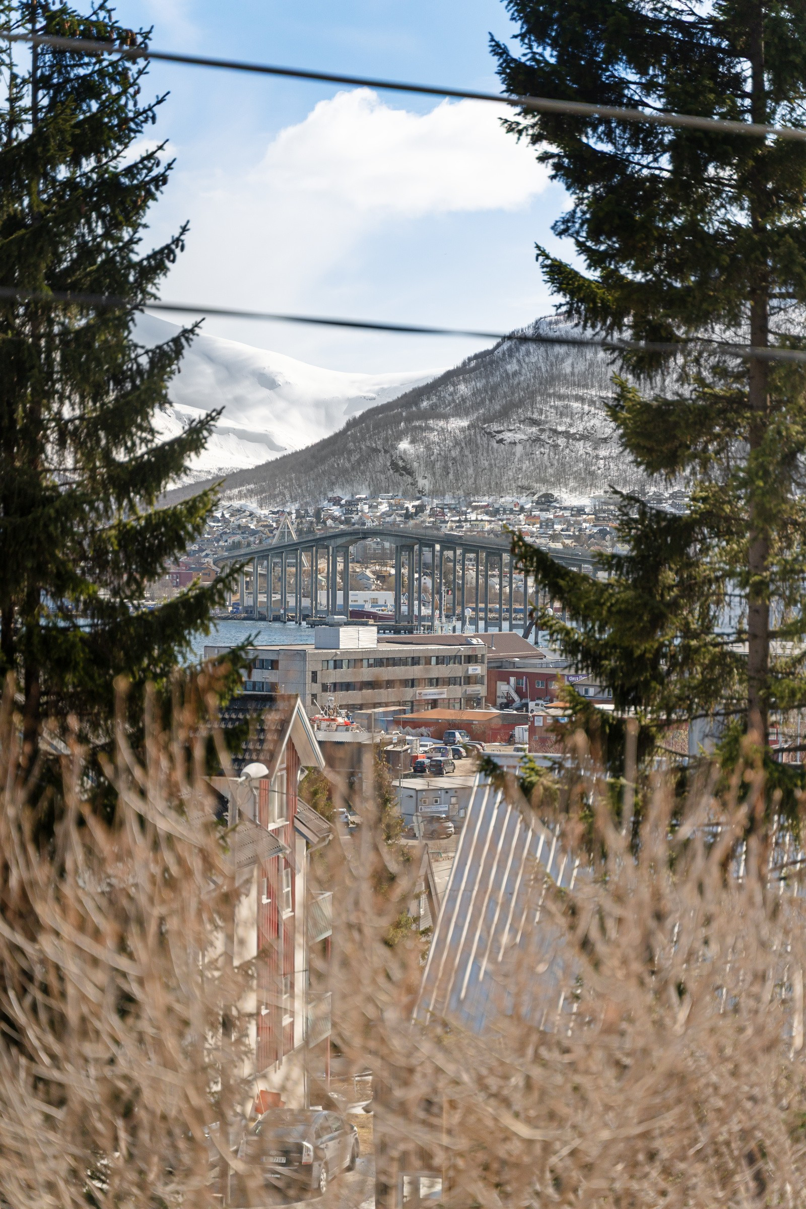 Utsikt mot Tromsdalen