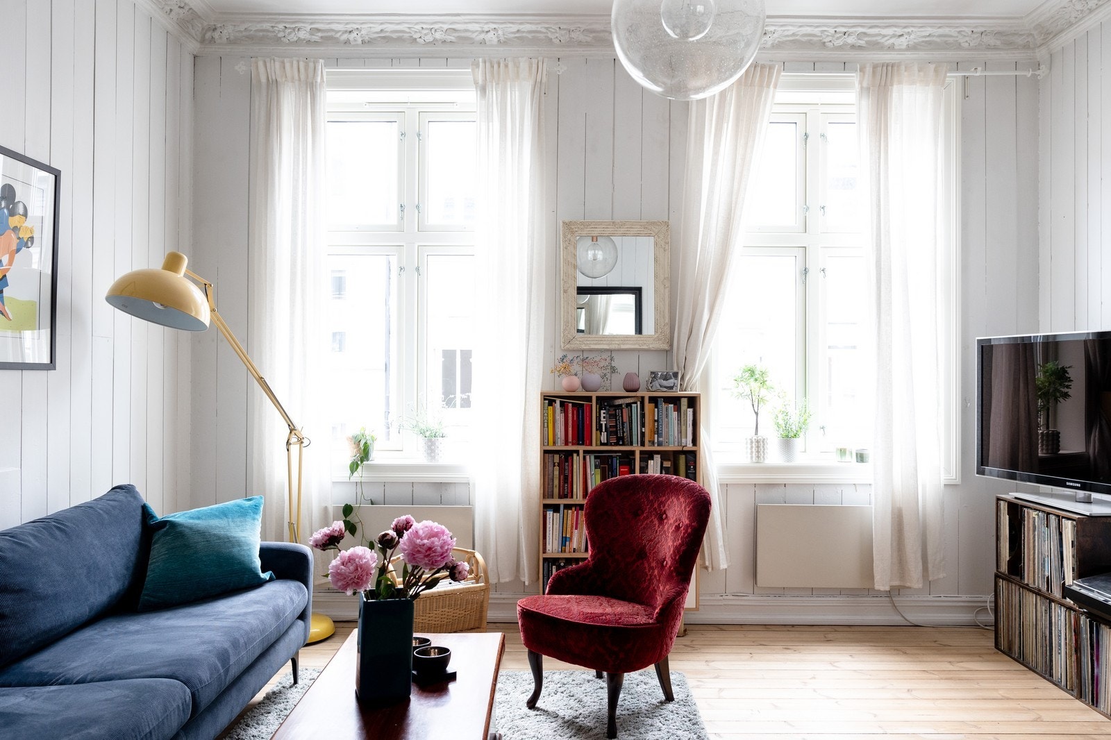 Stuen har bra med lysinnslipp Galleribilde