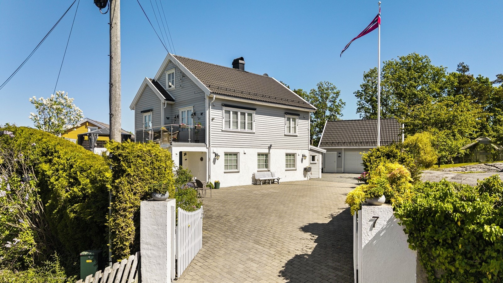 Stort tun med god plass Galleribilde
