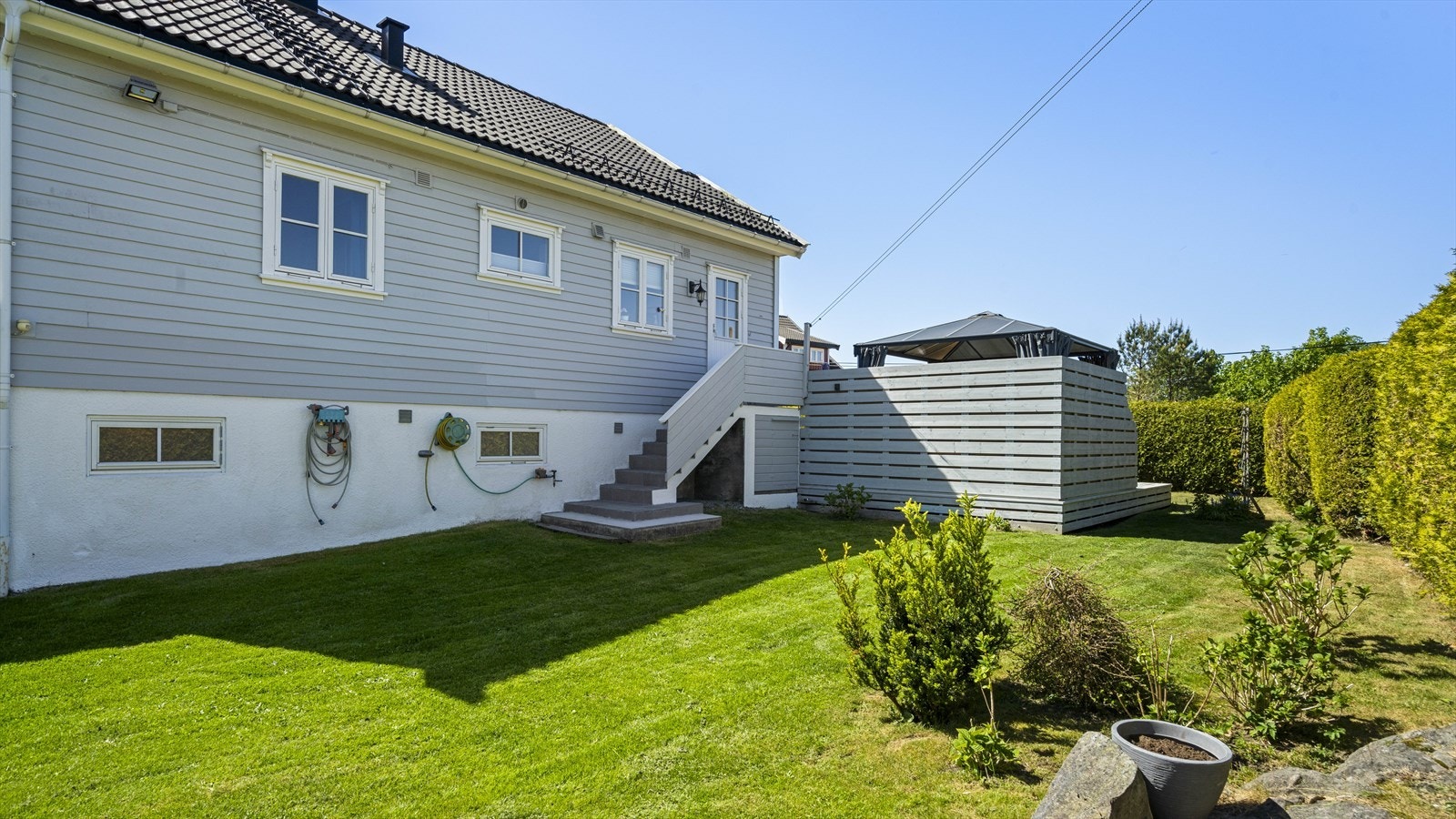Pent opparbeidet hage Galleribilde