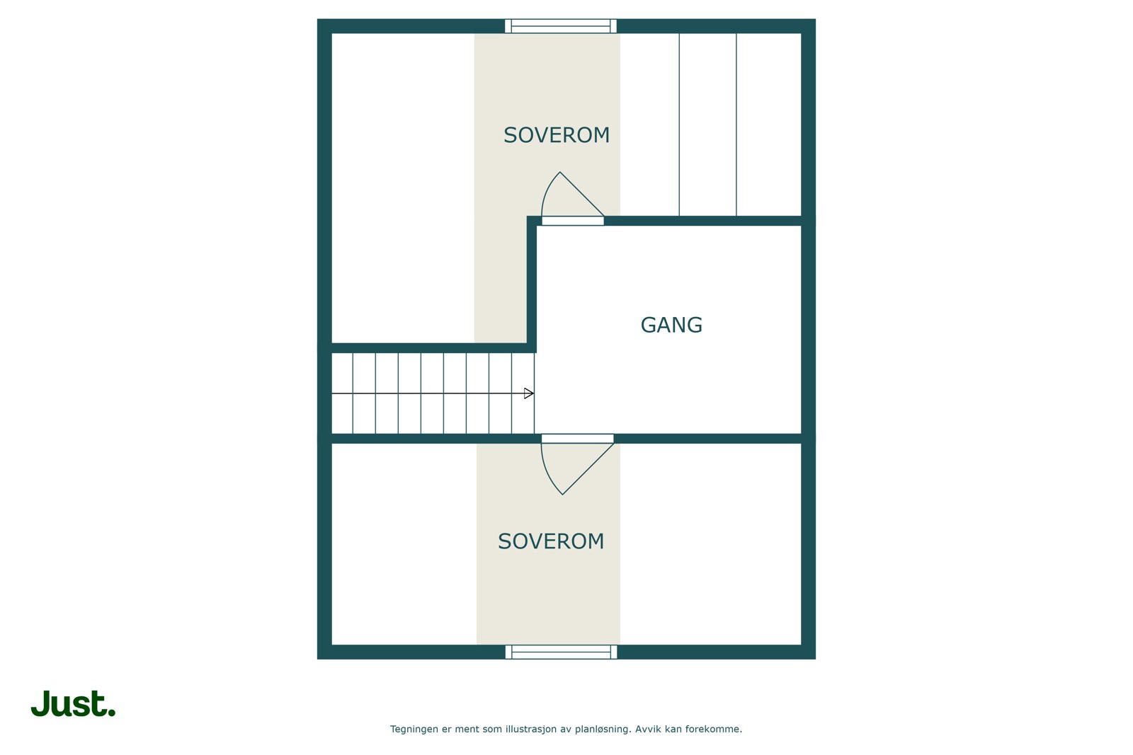 Planskisse 2. etasje. Galleribilde