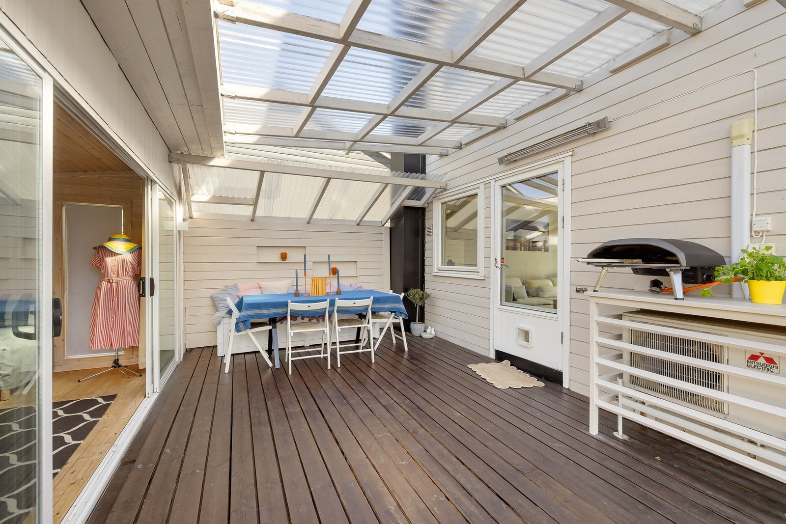 Her kan du sitte uavhengig av været! Galleribilde