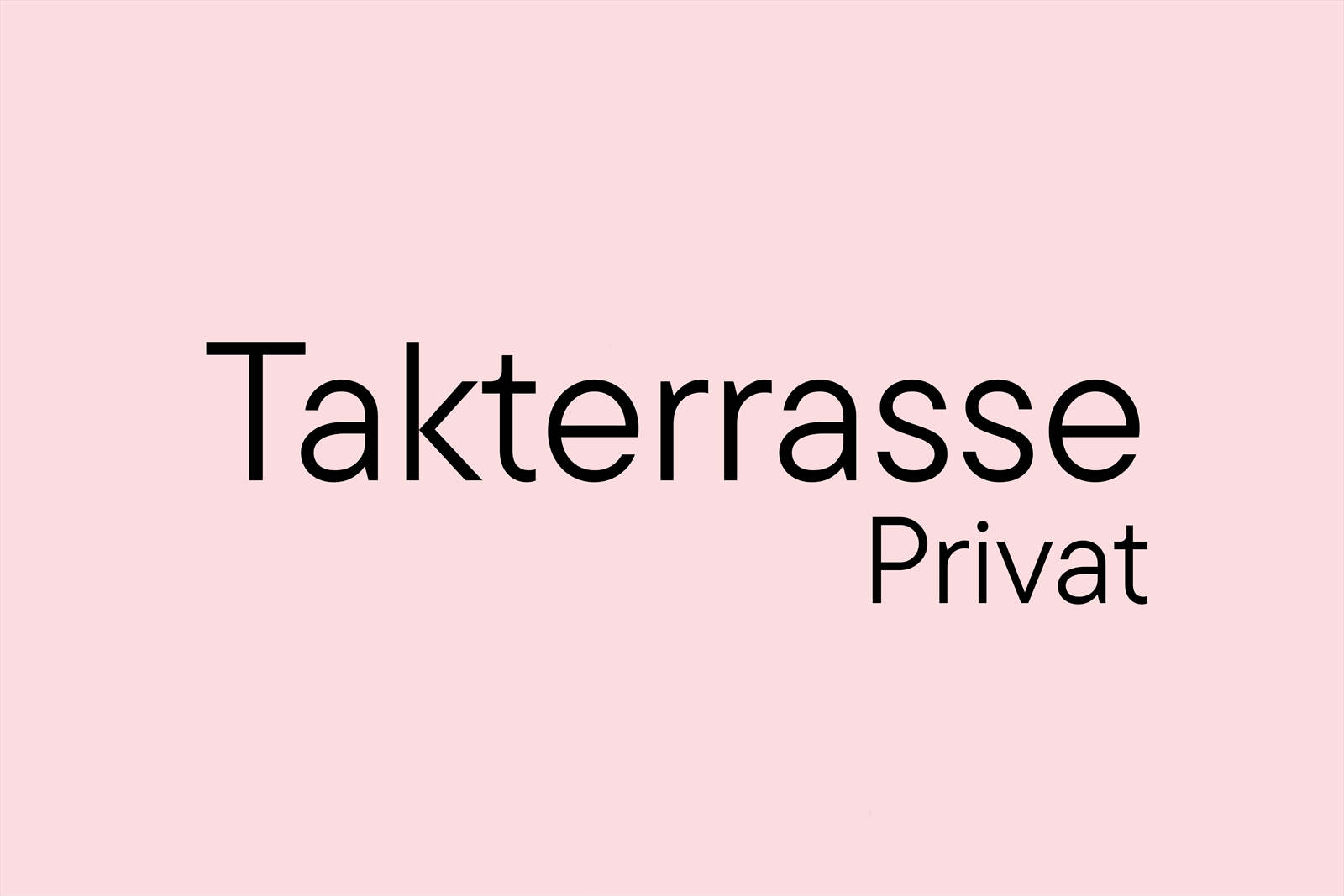 Privat takterrasse Galleribilde