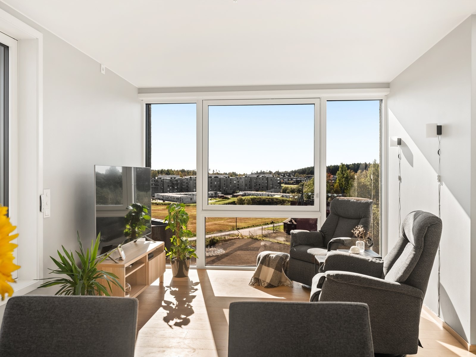 Egen TV-krok i motsatt ende av stuen Galleribilde